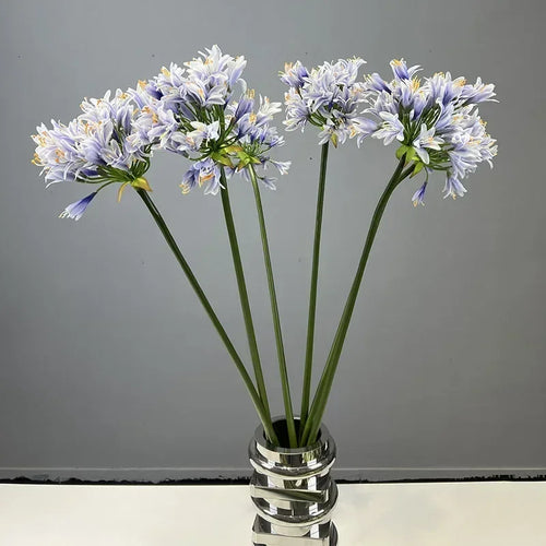 lot de 2 fleurs en soie pour décoration intérieure moderne - vue 6 sur 9