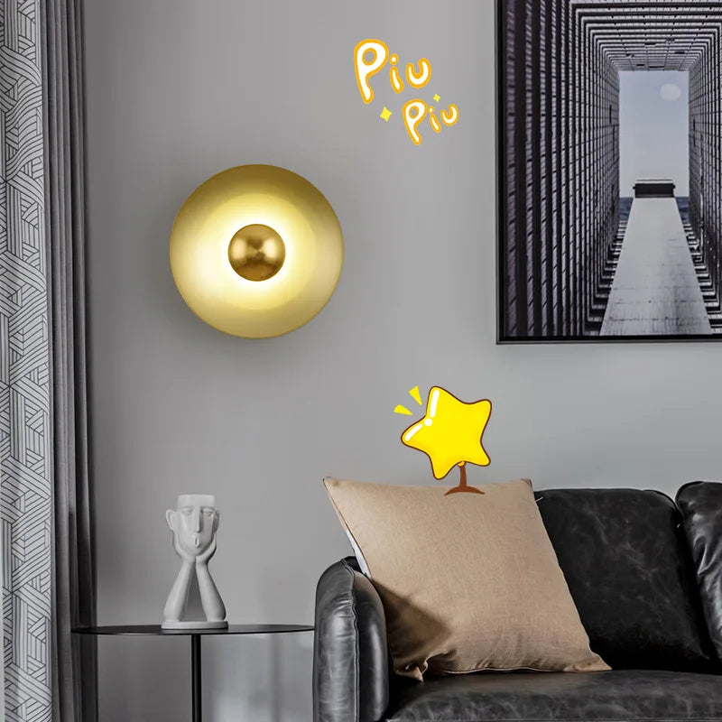Applique circulaire nordique à LED - vue 4 sur 11