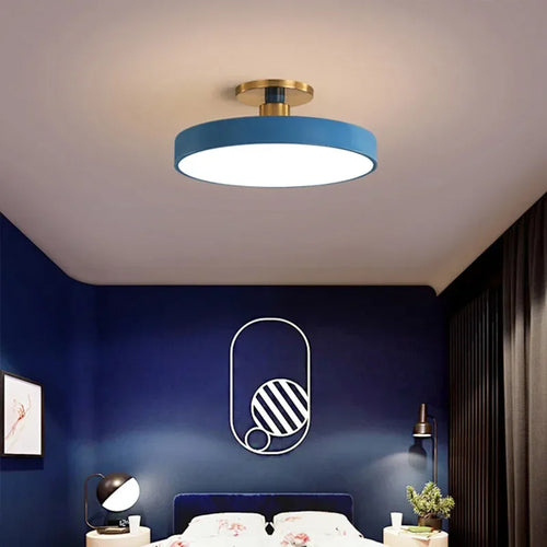 Plafond moderne à LEDs lustre Makaron plafonniers salon chambre étude salle enfant couloir maison intérieur lampes nordiques éclairage - vue 3 sur 20