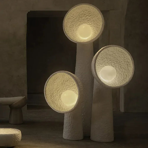 Nordique créatif Style rétro résine lampadaire LED lampe de bureau salon étude décoration de la maison chambre Table de chevet lampe de bureau - vue 2 sur 9