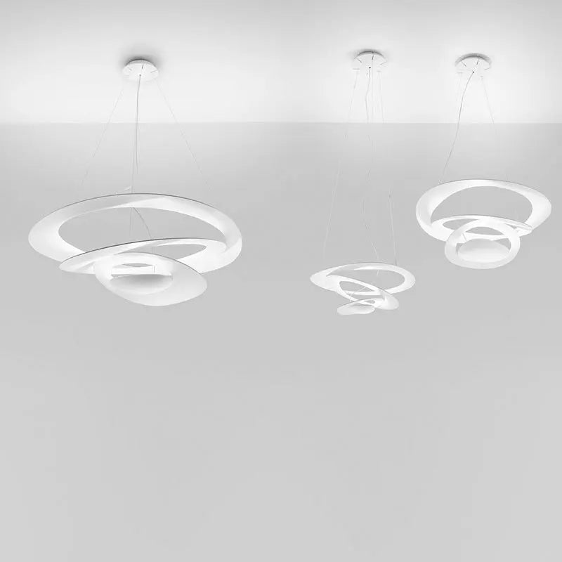 lampe annulaire led moderne nordique spirale décorative pour maison - vue 6 sur 6