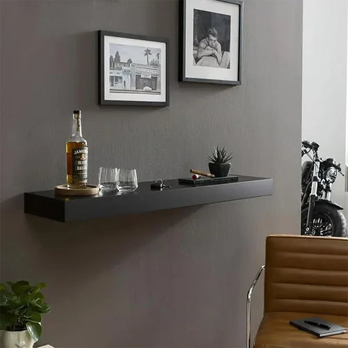 solution de rangement murale étagère design avec compartiment secret - vue 3 sur 9