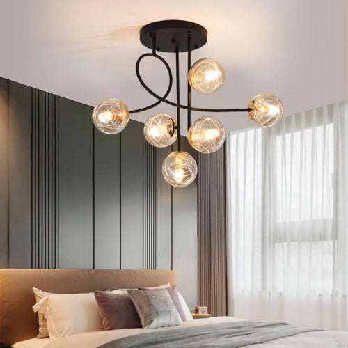 suspension luxe led pour décoration intérieure élégante - vue 4 sur 12