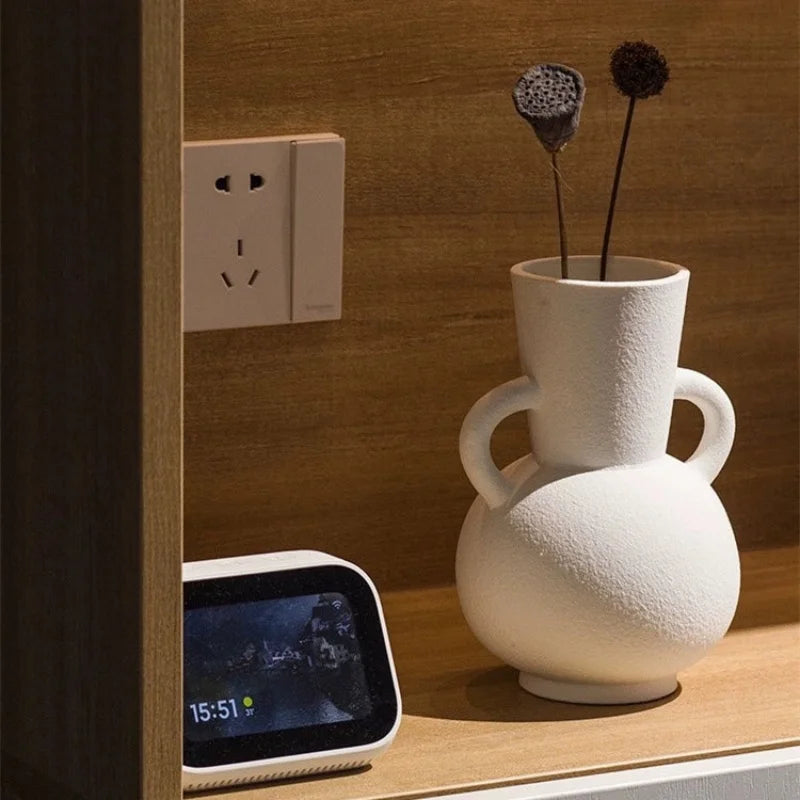 vases en céramique nordiques pour décoration florale élégante - vue 5 sur 7