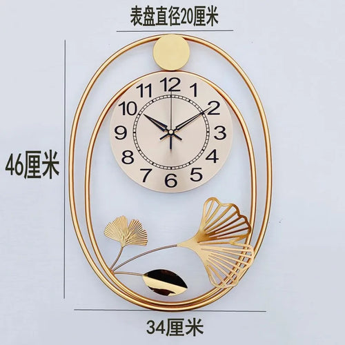 horloge murale moderne de luxe design suspendu décoratif - vue 6 sur 6