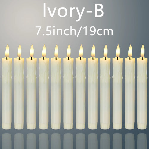 bougies LED décoratives scintillantes pour mariage et Halloween - vue 11 sur 14