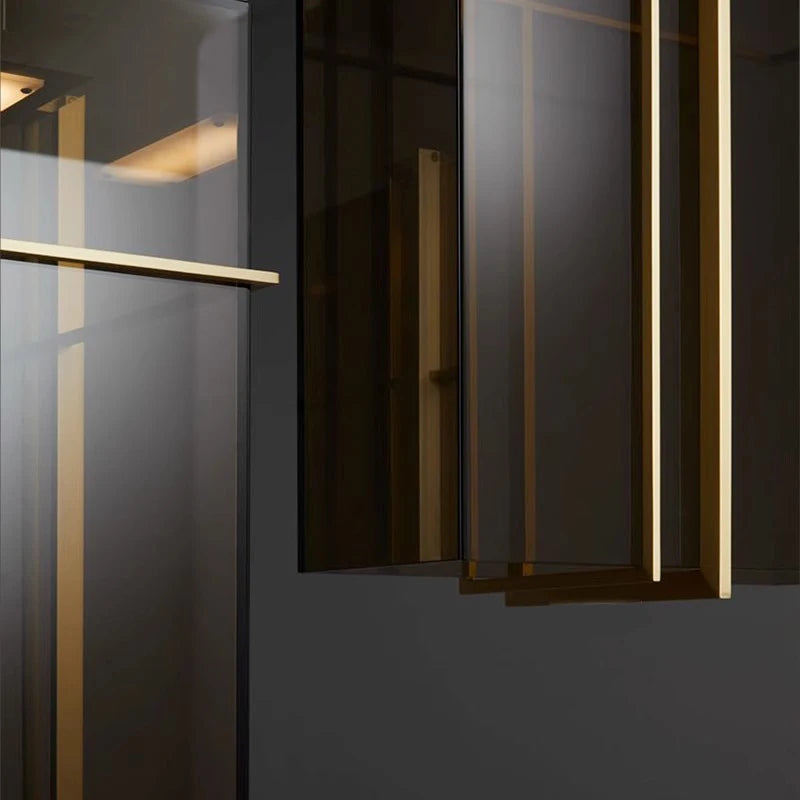 suspension led minimaliste design italien en verre - vue 5 sur 11