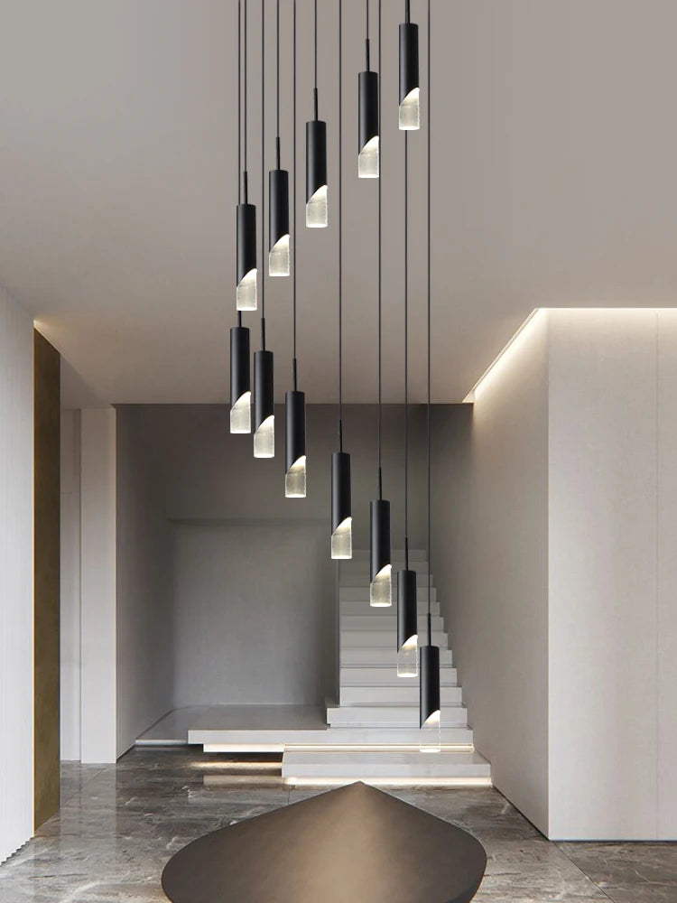 lustre nordique moderne en acrylique pour éclairage créatif intérieur - vue 1 sur 14