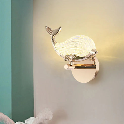 applique murale led baleine design pour décoration intérieure enfant - vue 7 sur 7
