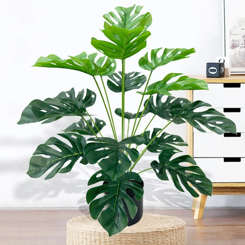 plante artificielle feuilles de tortue pour décoration intérieure - vue 3 sur 25