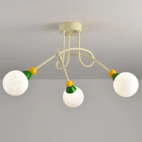 plafonnier moderne et simple style memphis - vue 2 sur 10