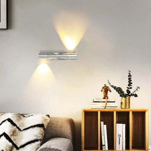 applique murale led moderne rotative pour intérieur décoratif - vue 4 sur 7