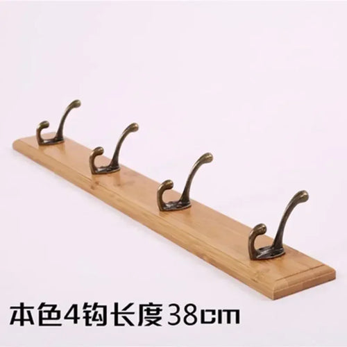 porte-manteau mural en bois pour rangement pratique - vue 21 sur 23