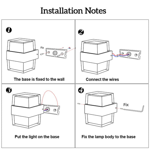 applique murale led moderne pour extérieur et intérieur - vue 6 sur 9