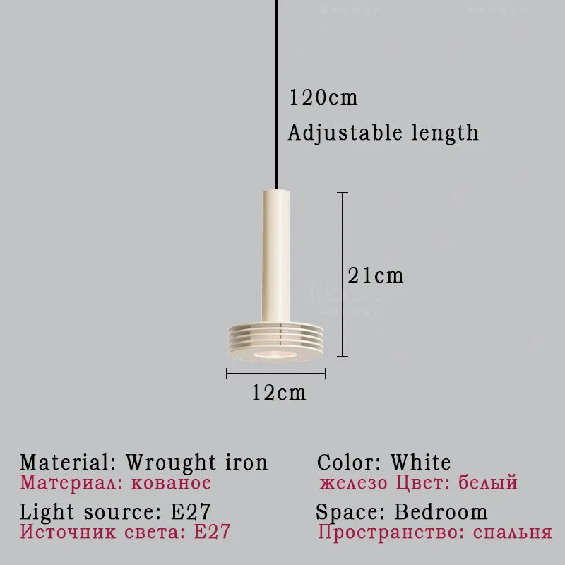 suspension nordique en forme de microphone pour décoration intérieure - vue 9 sur 10