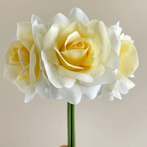bouquet de roses artificielles décoratives pour jardin - vue 9 sur 10