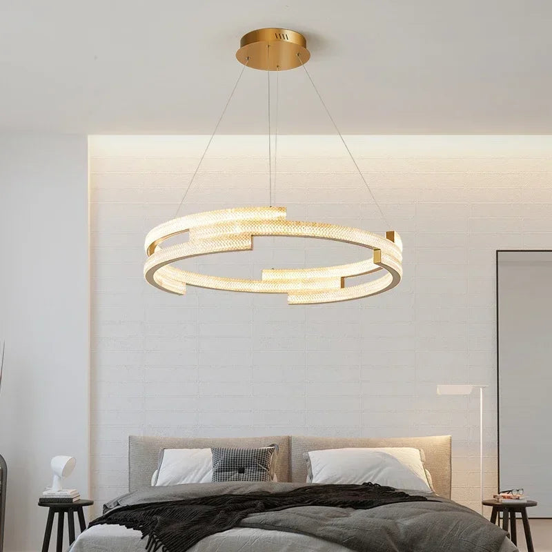 suspension moderne en led pour décoration intérieure élégante - vue 5 sur 16