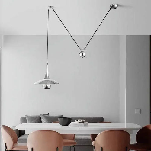 suspension spot luminaire led réglable postmoderne - vue 3 sur 14