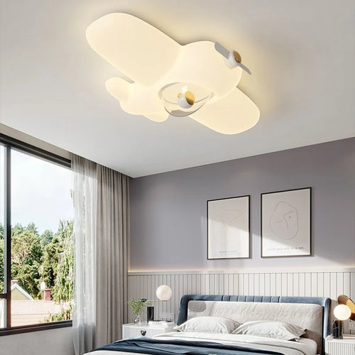 plafonnier astronaute mignon led pour chambre d'enfant décorative - vue 2 sur 9