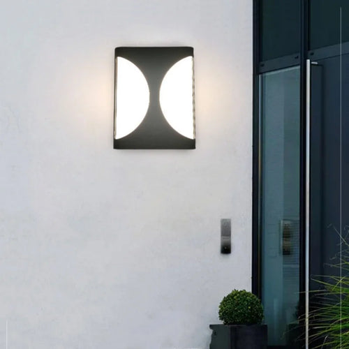 applique murale led extérieure moderne et étanche pour jardin et allée - vue 3 sur 10