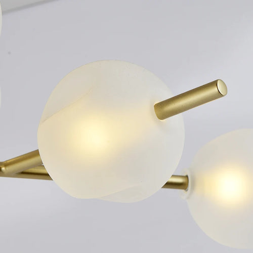 lustre à bulles en verre style minimaliste moderne - vue 7 sur 12
