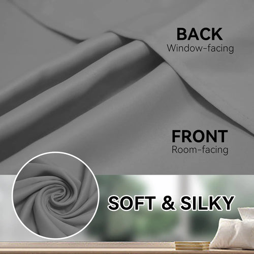Rideau occultant extra long sur mesure style moderne - vue 10 sur 10