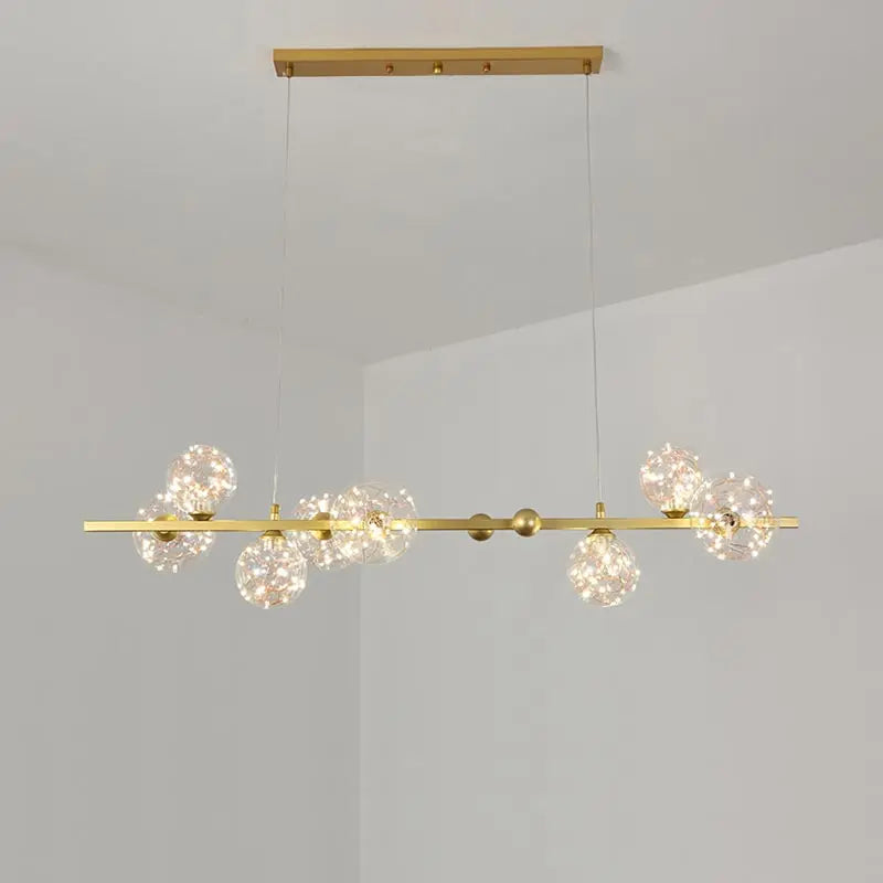 lustre led moderne design nordique pour décoration intérieure - vue 2 sur 18