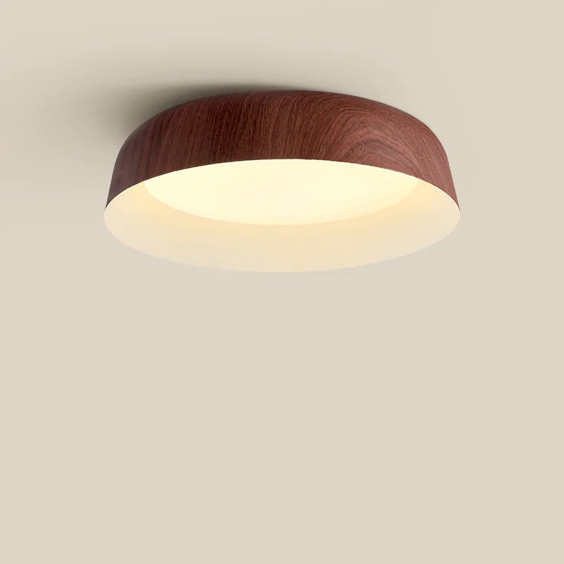 Lustre bois Salon moderne Rondin Japonais Nordique