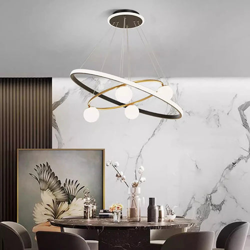 lustre décoration maison éclairage intérieur suspension fantaisie - vue 6 sur 9