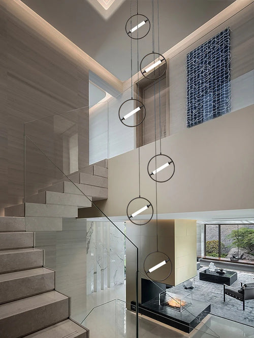 lustre à led moderne pour un éclairage nordique élégant - vue 3 sur 15