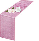 Chemin de table paillettes doré argenté rose décoration