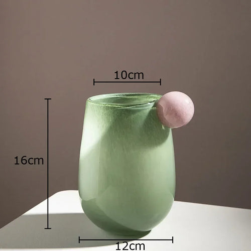 vase en verre bonbon pour décoration florale esthétique - vue 11 sur 10