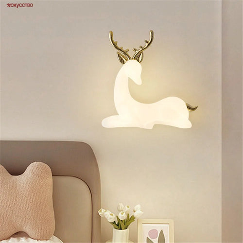 applique murale nordique en métal décorative pour chambre bébé - vue 2 sur 7
