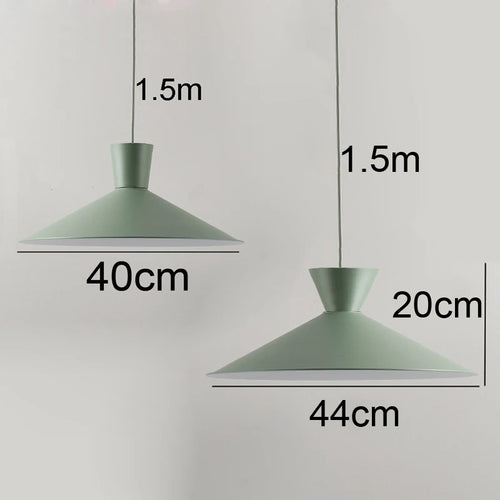 Modern Macarons Pendant Ceiling Lights, Nordic Designer Suspension Lamp for Kitchen Islands, Dining Tables, Bar Restaurant Decor - vue 3 sur 6