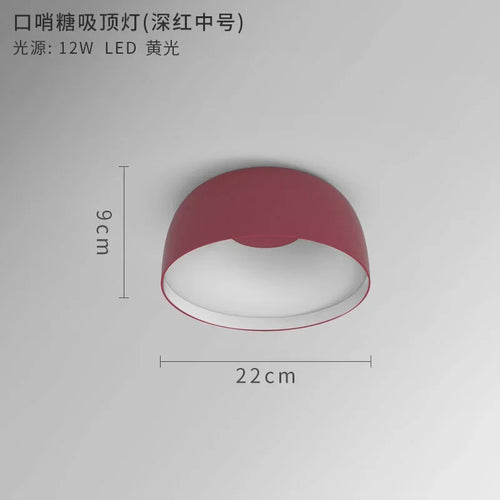 plafonnier nordique led pour éclairage intérieur moderne - vue 15 sur 15