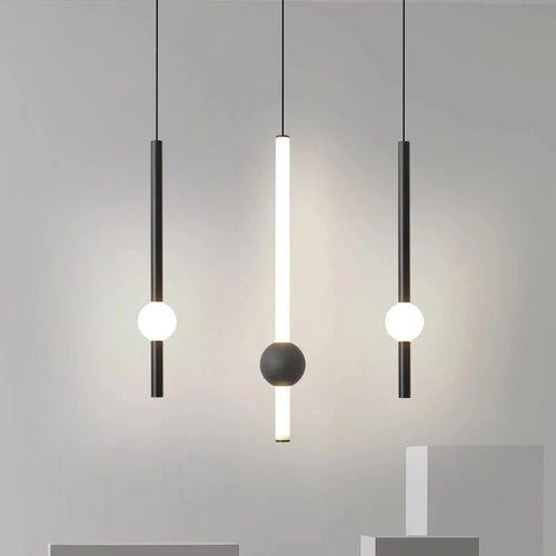 suspension led moderne pour éclairage intérieur créatif - vue 3 sur 19