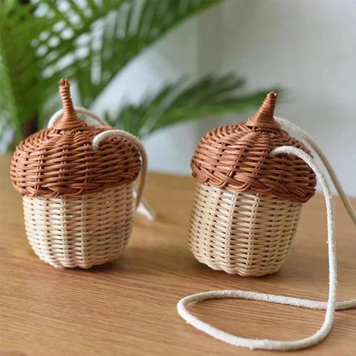 panier en rotin pour enfants organisateur pique-nique jouets et articles divers - vue 7 sur 11