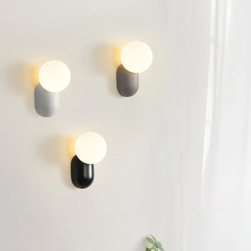 applique murale led moderne petite lampe à bulles décorative - vue 3 sur 9