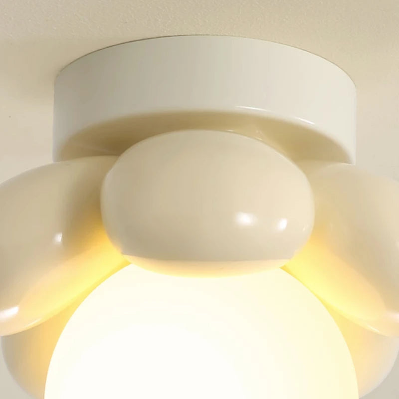 lustre suspension moderne en forme de fleur pour restaurant - vue 5 sur 7