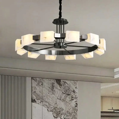 suspension moderne en marbre espagnol pour intérieur élégant - vue 3 sur 10