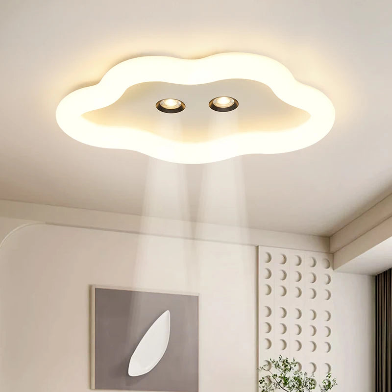 lampe de salon nordique led ronde simple et moderne - vue 5 sur 9
