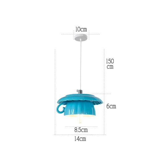 lampe suspension céramique moderne led - vue 14 sur 28