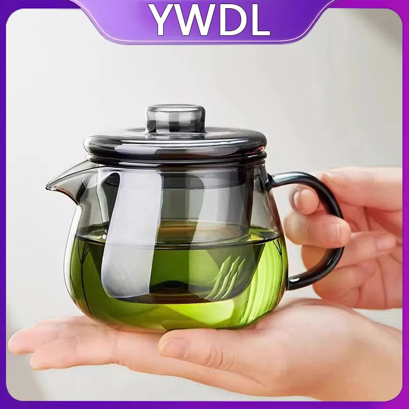 Théière verre borosilicate avec infuseur style minimaliste 1L
