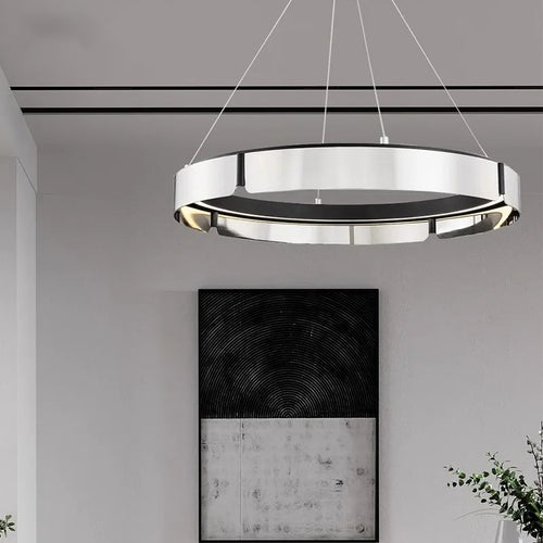 plafonnier led rond design moderne minimaliste luminaire - vue 4 sur 14