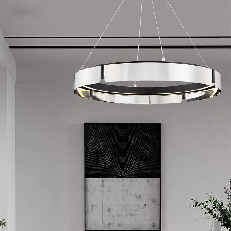 plafonnier led rond minimaliste design moderne - vue 4 sur 14