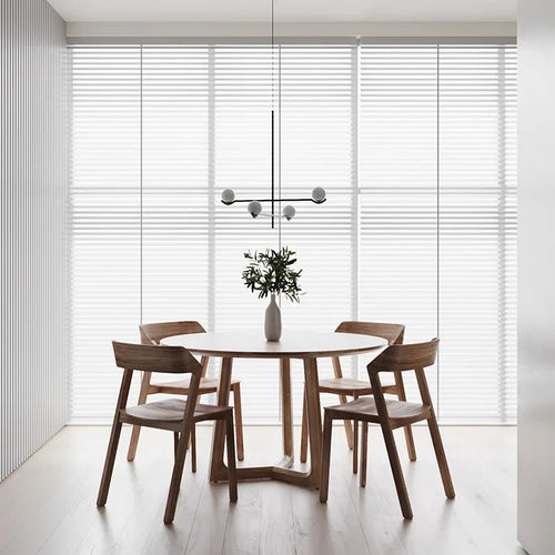 lustre led en boule de verre style nordique pour intérieur - vue 4 sur 14