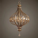 suspension en cristal rétro style vintage pour intérieur