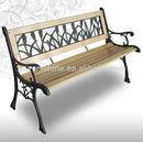 chaises de jardin en fonte et bois style antique