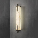 Applique murale Led en laiton doré et marbre
