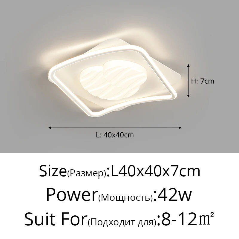 plafonnier moderne rectangulaire pour éclairage intérieur et extérieur - vue 7 sur 10
